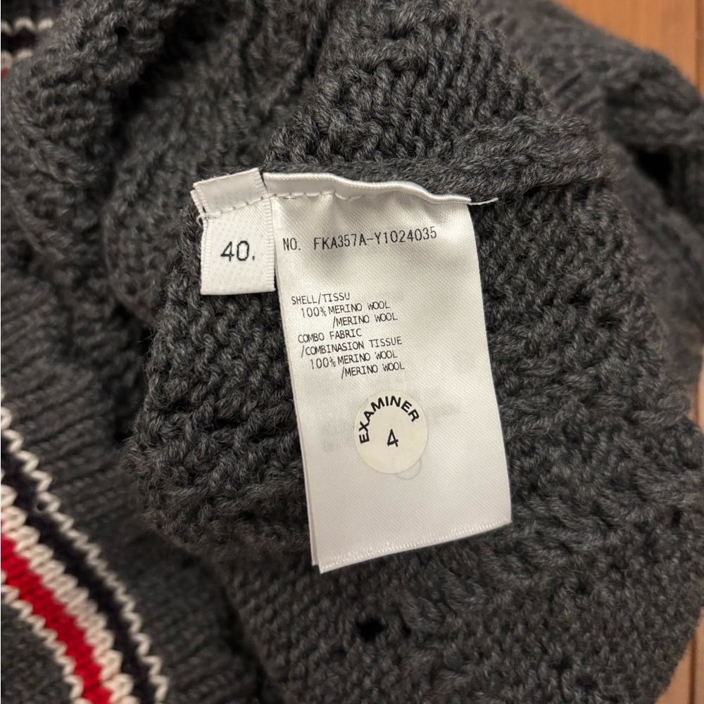 Thom Browne Gray Sweater - Picture 9 of 13